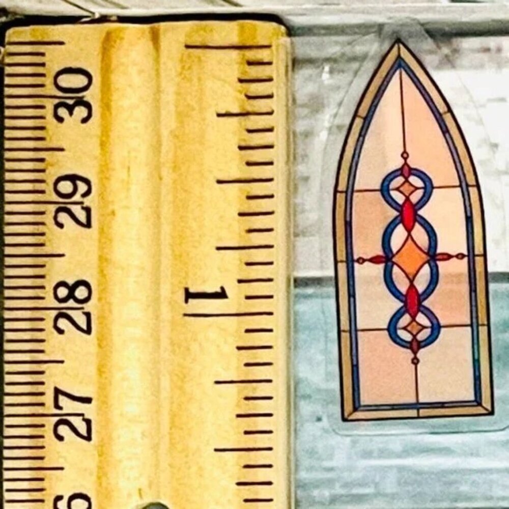🌀10/$10🌀 Holographic Mosaic Window Reusable Sticker Decal